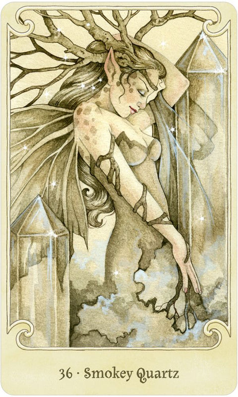 Fairy Gems Crystal Oracle Deck & Guidebook Set by US Games Systems
