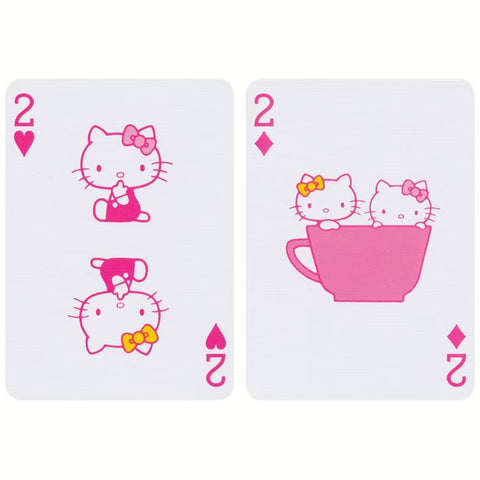 Bicycle Hello Kitty Black Pink Poker Playing Cards Deck Standard 52-Card