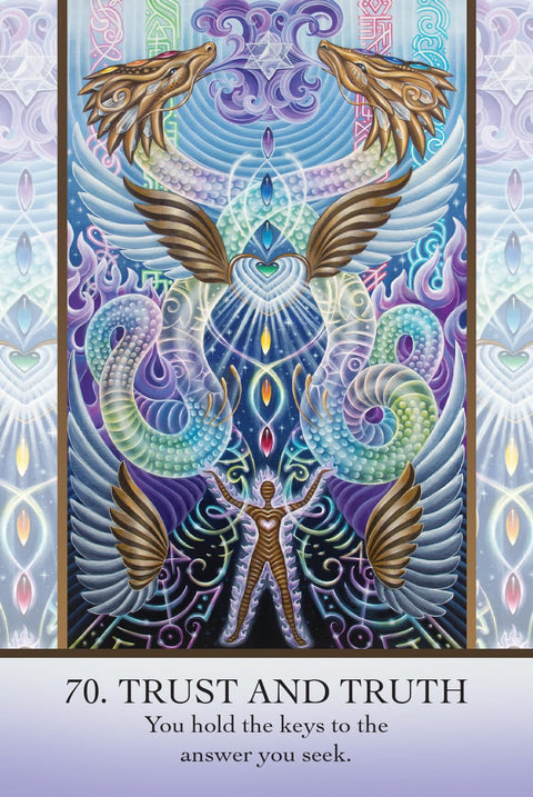 The Light Code Apothecary Oracle Cards Deck 70 Cards & Guidebook Blue Angel
