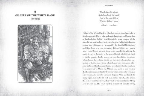 Robin Hood Sherwood Oracle Card Deck by Sterling Ethos with Guidebook