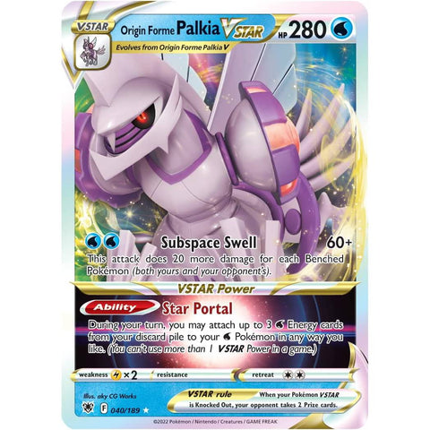 Pokémon TCG: Origin Forme Palkia Vstar League Battle Deck EN