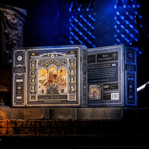 Game of Thrones 1000pc Jigsaw Puzzle by Theory11 Gold Foil Premium