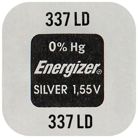 10x Energizer 337 SR416SW Silver Oxide 1.55V Watch Batteries