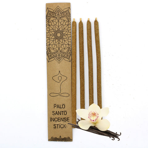 4x Palo Santo Vanilla Incense Sticks 20cm AW Gifts Meditation Peru