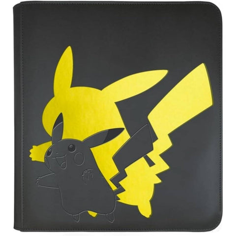 Ultra Pro Pokémon Pikachu 12-Pocket Zippered Pro Binder, Holds 480 Cards