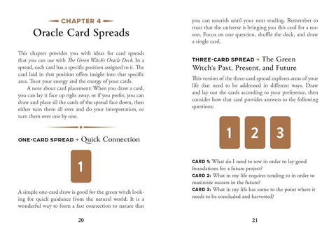 The Green Witch's Oracle Cards Deck by Arin Murphy-Hiscock Adams Media