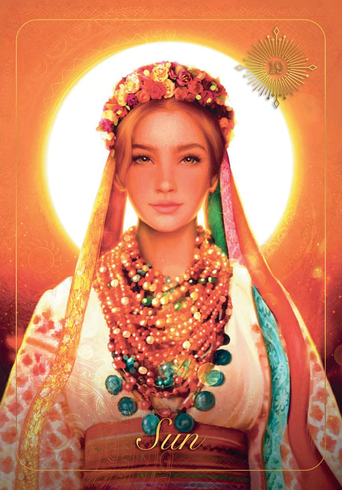 Ukrainian Tarot Deck & Guidebook 78 Cards by Schiffer Publishing
