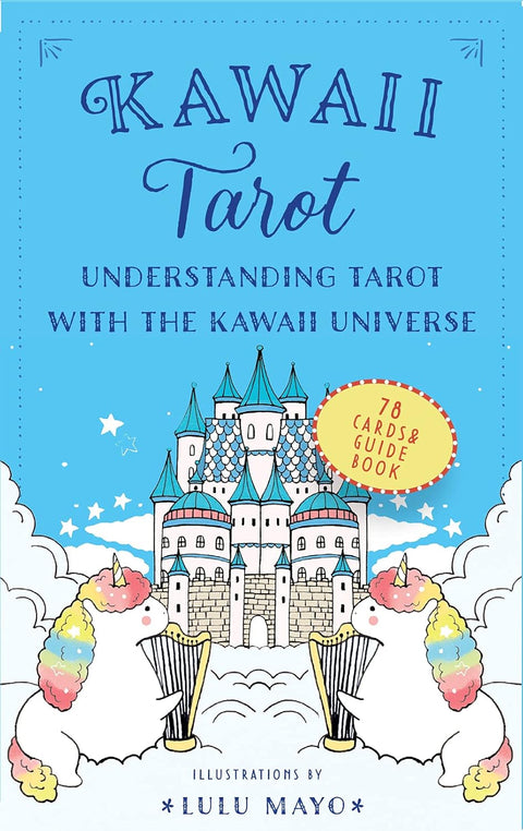 Kawaii Tarot Deck & Guidebook by Lulu Mayo Rock Point 78 Cards