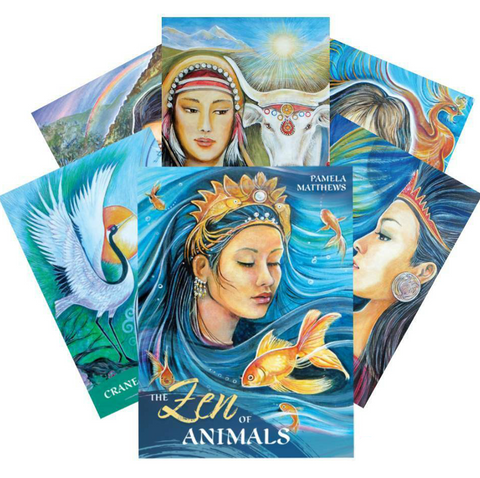 The Zen Of Animals Oracle Cards Natural Wisdom Pamela Matthews Blue Angel Zen36