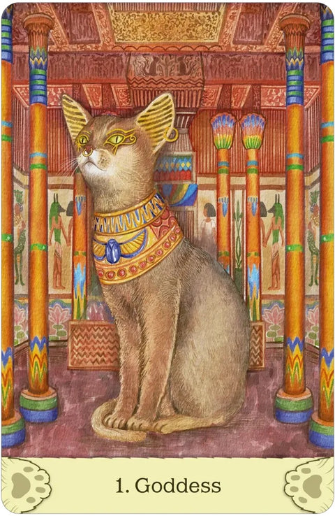 Cat Mythos & Magick Oracle Deck 45 Cards with Guidebook by US Games