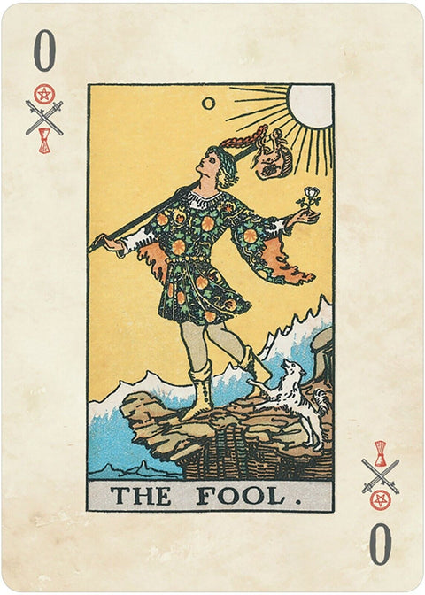 Rider-Waite Tarot Poker Playing Cards Deck with Guidebook by US Games