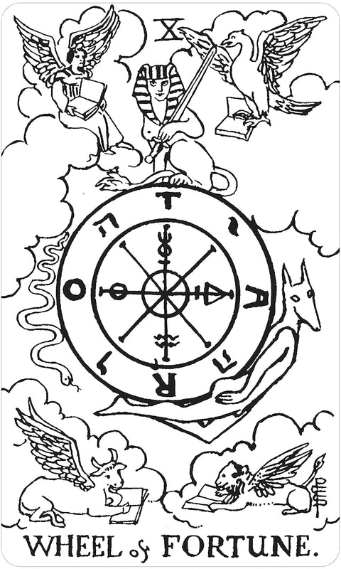 Black & White Rider-Waite Tarot Cards Deck & Guidebook US Games Systems