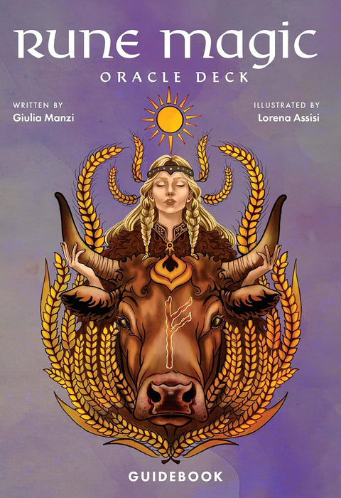 Rune Magic Oracle Deck Norse Rune Divination Cards with Guidebook