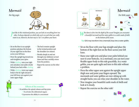 Yoga With The Little Yogi Cards Deck Book Set for Children Adults Agm 1067030707