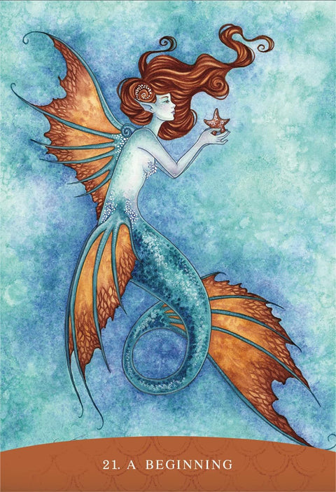 Sisters of the Sea Card Deck Mermaids Magic Blue Angel By Lucy Cavendish