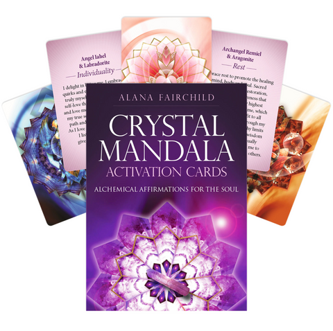 Crystal Mandala Activation Cards Deck by Blue Angel 54-Card Pocket Oracle