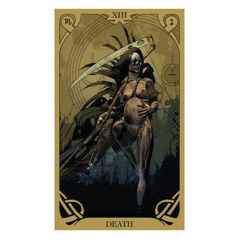 Night Sun Mini Tarot Cards Deck Fabio Listrani Lo Scarabeo 78-Card
