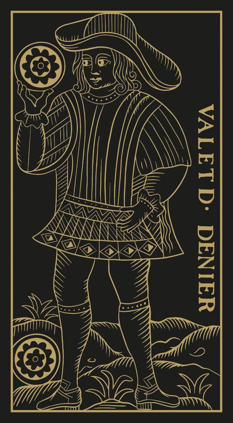 Marseille Tarot Cards Deck Gold & Black Edition Lo Scarabeo Marianne Costa