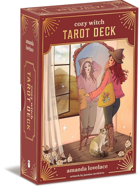 Cozy Witch Tarot Card Deck & Guidebook by Amanda Lovelace Janaina Medeiros