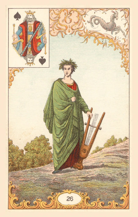 The Little Oracle Cards Deck Lenormand Sibyls Miniature Pocket Lo Scarabeo NEW