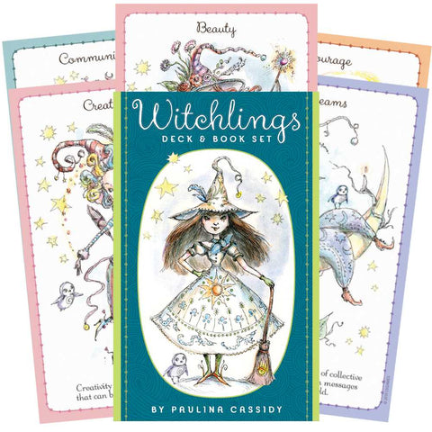 Witchlings Cards Deck & Book Set Enchanting Spells Energy US Games Systems NEW