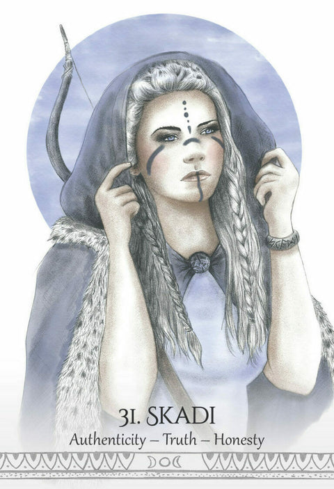 Goddess Spirit Oracle Deck by Rachel Johnson Blue Angel 44 Cards & Guidebook
