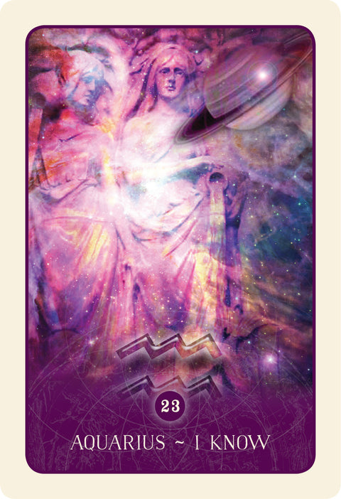 Black Moon Astrology Oracle Cards Deck by Susan Sheppard Blue Angel