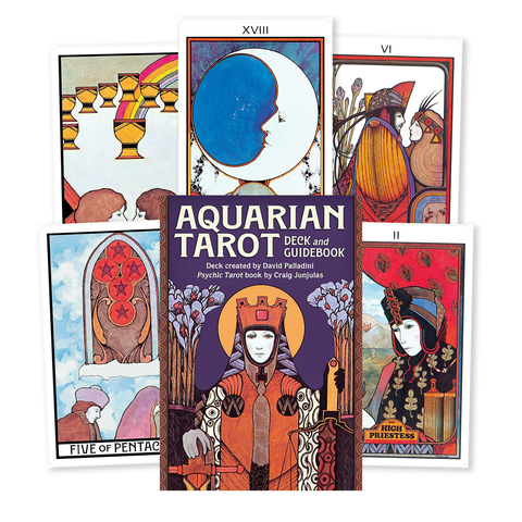 Aquarian Tarot Cards Deck & Guidebook Psychic Esoteric US Games Systems