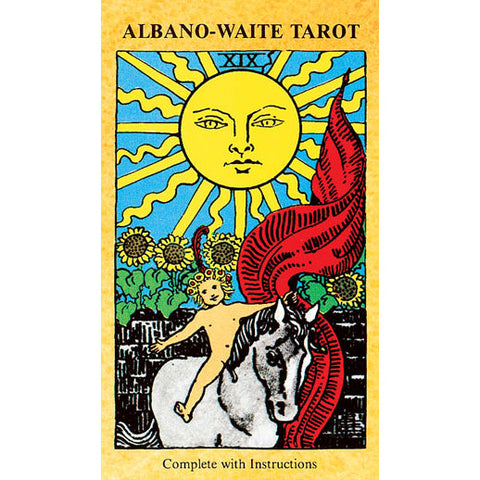 Albano Waite Tarot Deck 78 Cards by US Games, Colorful Tarot Set