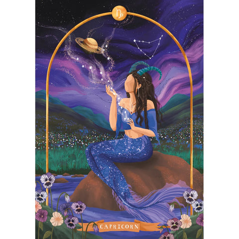 Goddess Astrology Oracle Deck by Lo Scarabeo, Multilingual 38 Cards