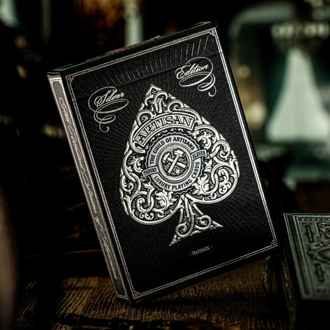 Theory11 Artisan Silver Edition Luxury Playing Cards Deck Poker Magic