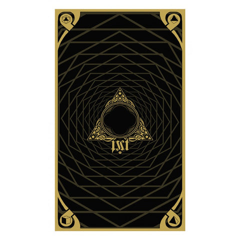 Night Sun Mini Tarot Cards Deck Fabio Listrani Lo Scarabeo 78-Card