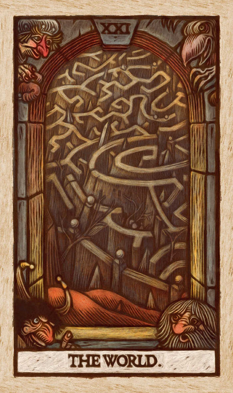 Labyrinth Tarot – Mystical Journey Tarot Cards Deck &  Guidebook