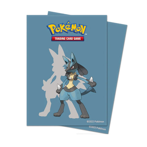 Ultra PRO Lucario Pokémon TCG Card Sleeves 65ct Standard Size Deck Protectors