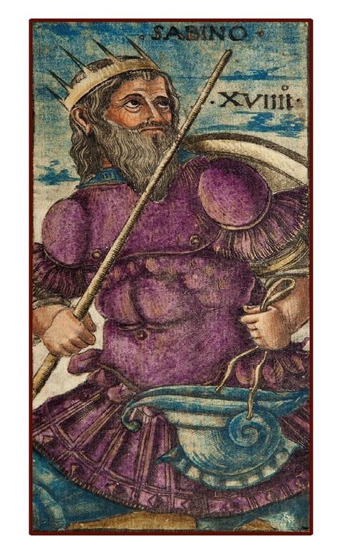 Sola Busca Tarot Mini Cards Deck Esoteric Historic Renaissance Lo Scarabeo
