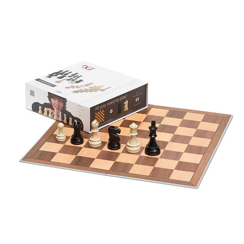 Chess Starter Box Grey (Pieces & Board) DGT