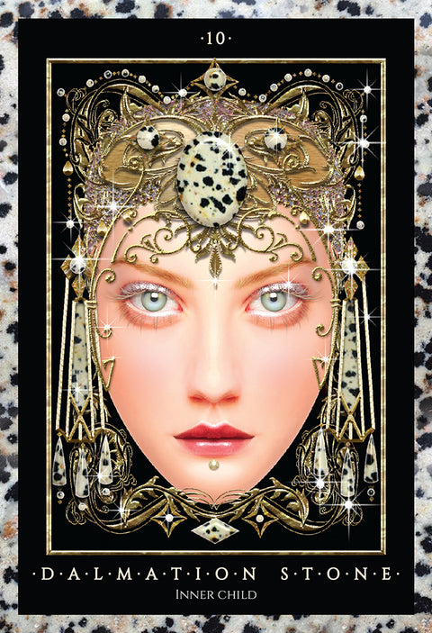Precious Gems Oracle Cards Deck by Maxine Gadd Blue Angel 40 Card Set