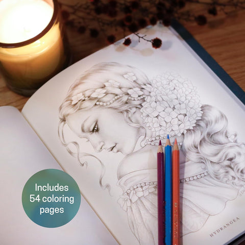 Wondrous Folk Coloring Book Blue Angel