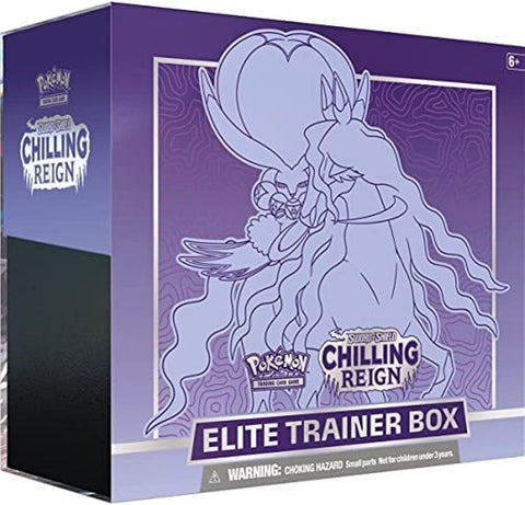 Pokemon TCG Chilling Reign Shadow Rider Calyrex Elite Trainer Box English