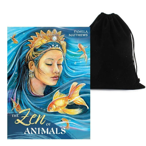 The Zen of Animals Oracle Cards Deck by Pamela Matthews with Bag