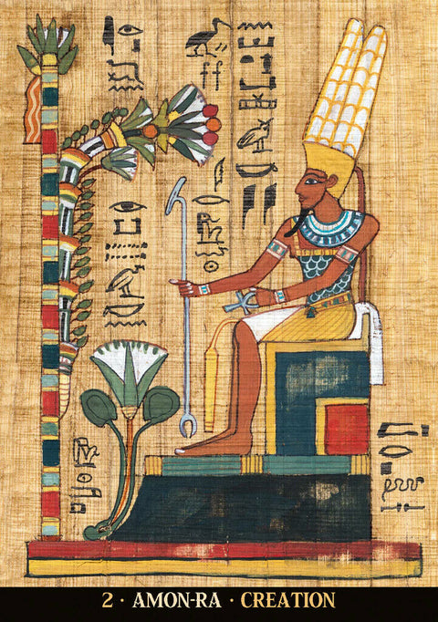 Egyptian Gods Oracle Cards Deck Lo Scarabeo 36 Cards Multilingual New