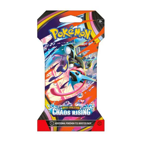 Pokemon TCG Mega Evolution Chaos Rising Sleeved Booster Pack 10 Cards English Sealed