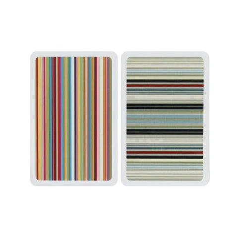 Piatnik Stripes Bridge Playing Cards Deck 55-Card Random Color
