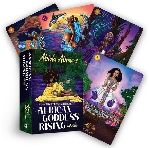 African Goddess Rising Oracle Cards Deck & Guidebook Abiola Abrams