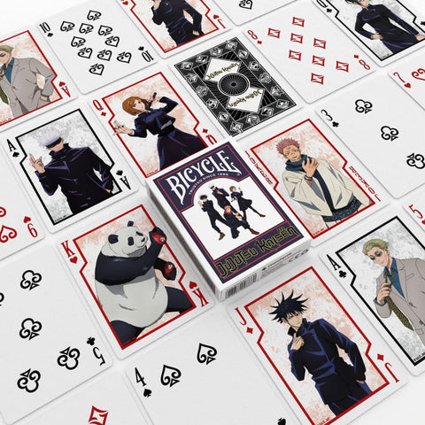 Bicycle Jujutsu Kaisen Poker Size Playing Cards Deck Standard Index