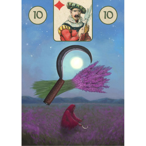 Pagan Lenormand Oracle Cards Deck by Lo Scarabeo with Guidebook