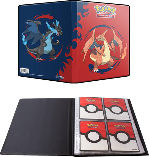 Mega Charizard X And Y 4-pocket Portfolio For The Pokémon Tcg Ultra Pro