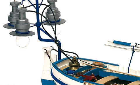 OCCRE Calella Mediterranean Fishing Boat 1:15 Wooden Model Kit Beginner